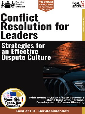 cover image of Conflict Resolution for Leaders – Strategies for an Effective Dispute Culture